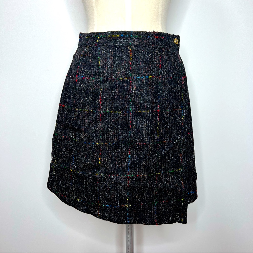 Versace tweed skirt, size 28 / 42, vintage